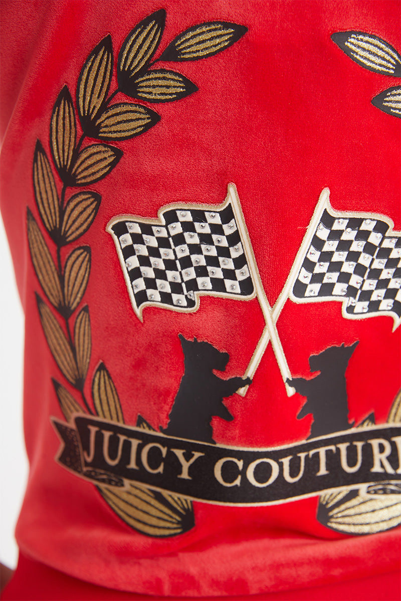 Mockneck Velour Cargo Track Jacket - Image 7