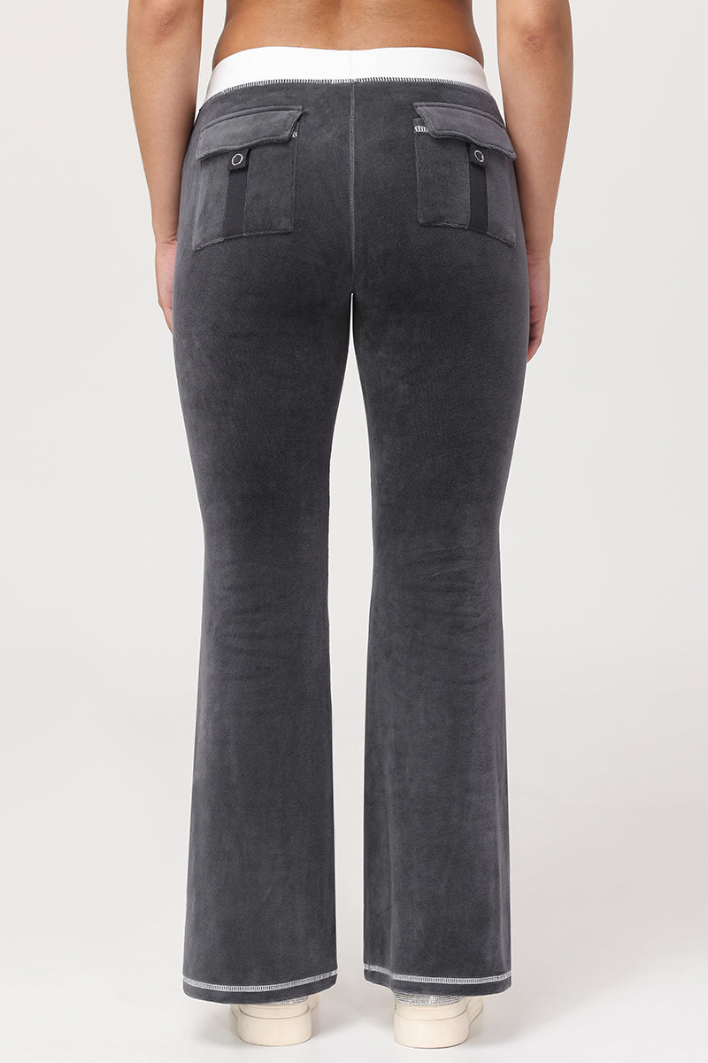 Sweetheart Cotton Velour Track Pants