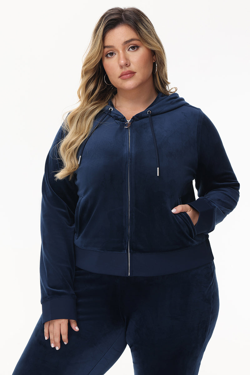 Bride Customizable Big Bling Velour Hoodie - Image 8