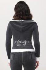Sweetheart Cotton Velour Hoodie