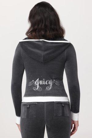 Sweetheart Cotton Velour Hoodie