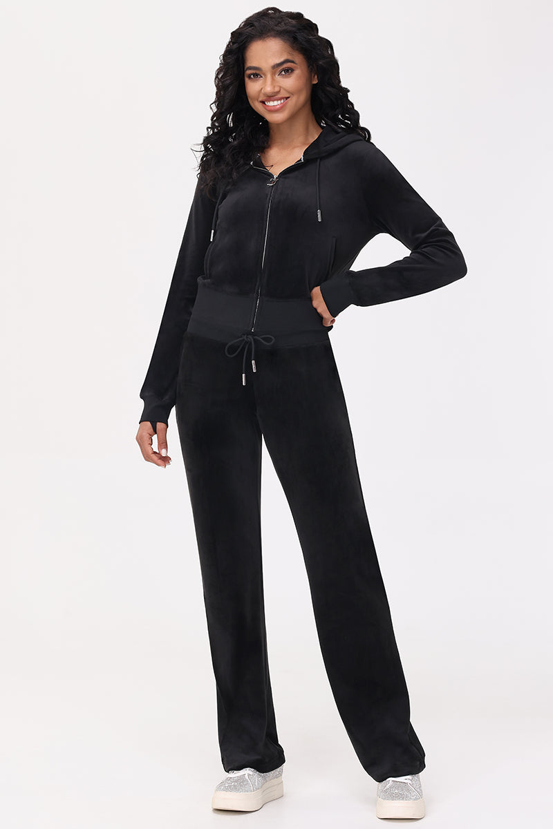 Ombre Big Bling Velour Hoodie - Image 5