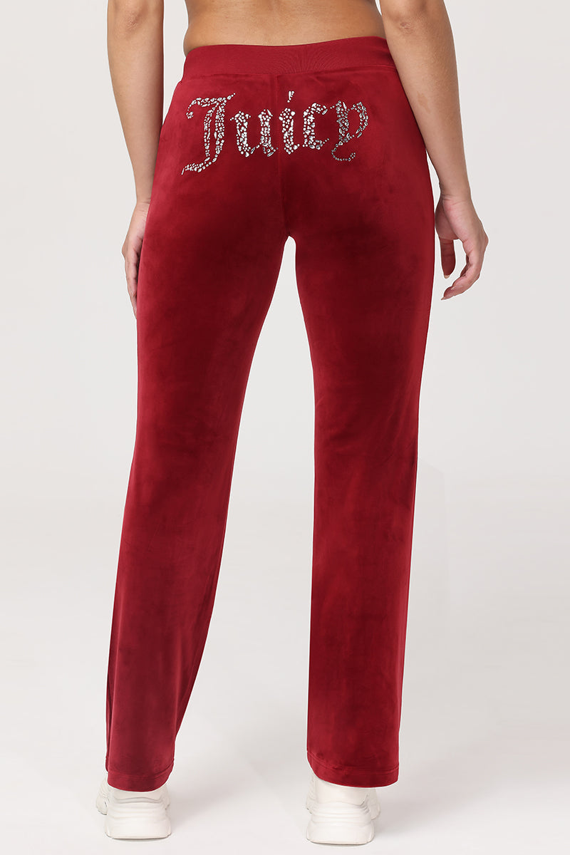 Mixed Crystals Velour Track Pants