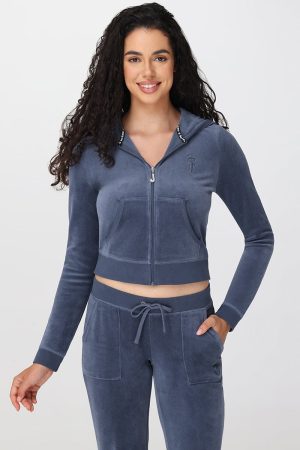 Heritage Cotton Velour Hoodie