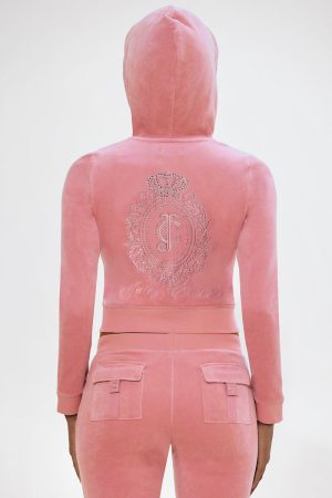 Crown Heritage Cotton Velour Hoodie