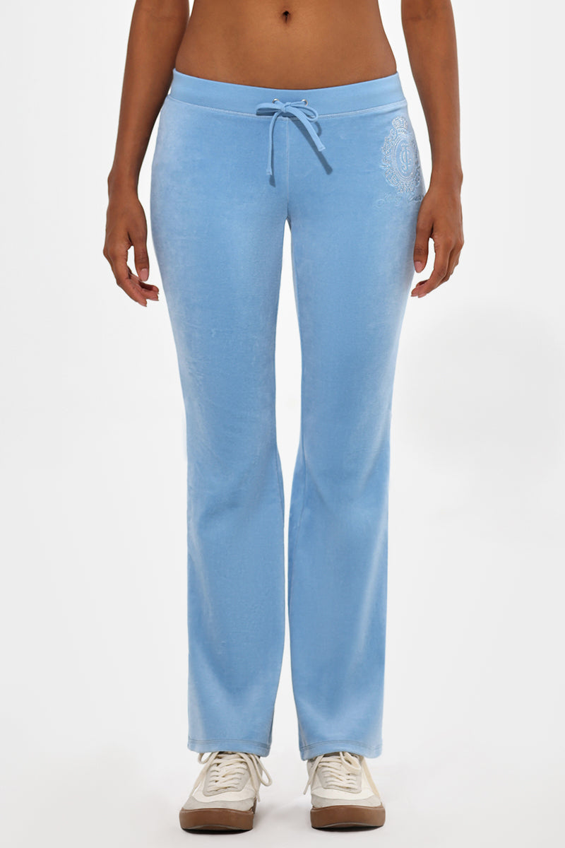 Crown Heritage Cotton Velour Track Pants - Image 2