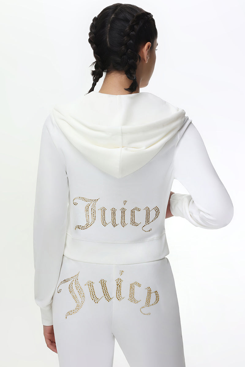 Technicolor Customizable Big Bling Velour Hoodie - Image 3
