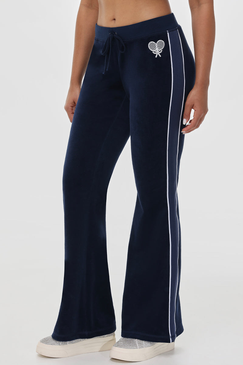 Tennis Cotton Velour Track Pants