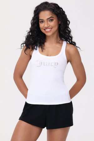 Small Bling Racer Back Tank Top