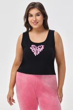 Plus-Size Heart Juicy Tank
