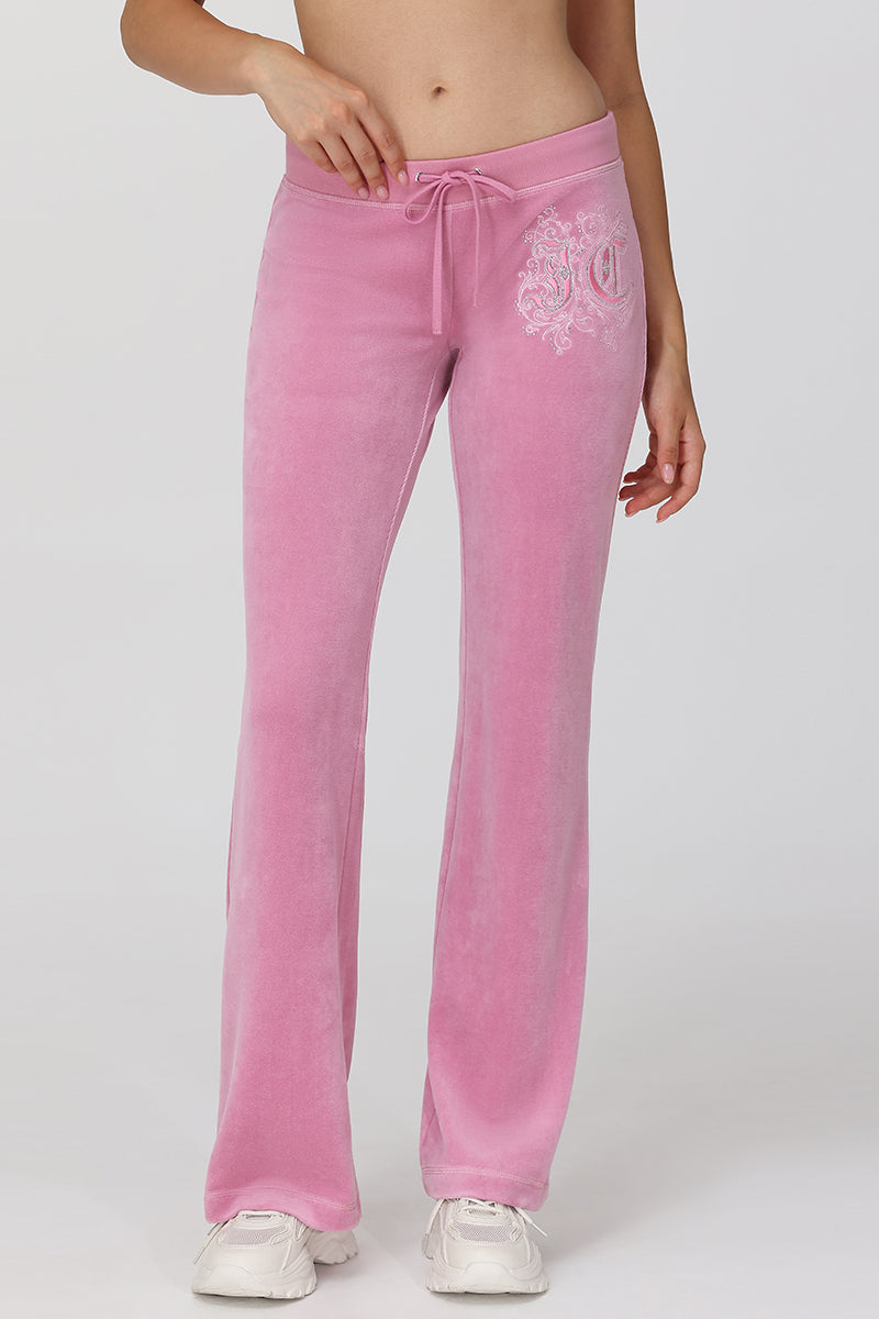 Monogram Heritage Cotton Velour Track Pants