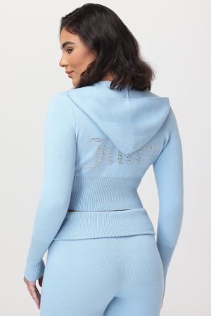 Big Bling Knit Hoodie