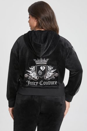 Plus-Size 30th Birthday Relaxed Scottie Velour Hoodie
