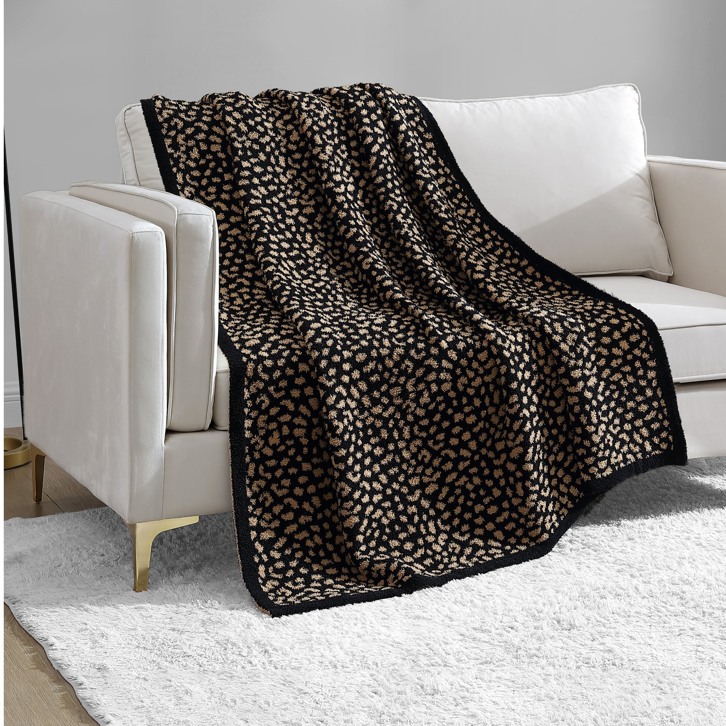 Leopard Print Throw Blanket - Image 2