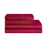 Damask Stripe Satin Sheet Set