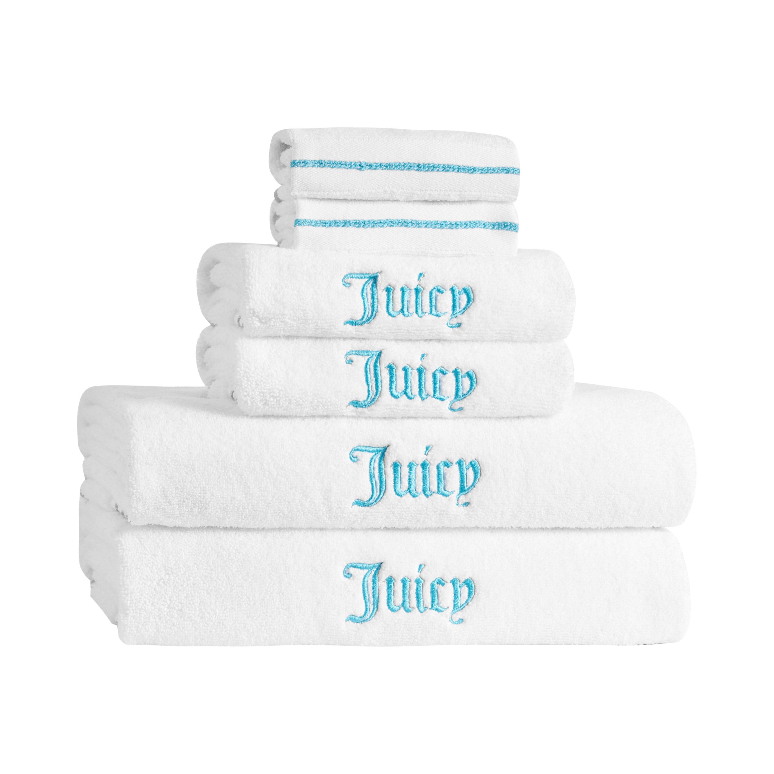 Neon Border Bath Towel Set