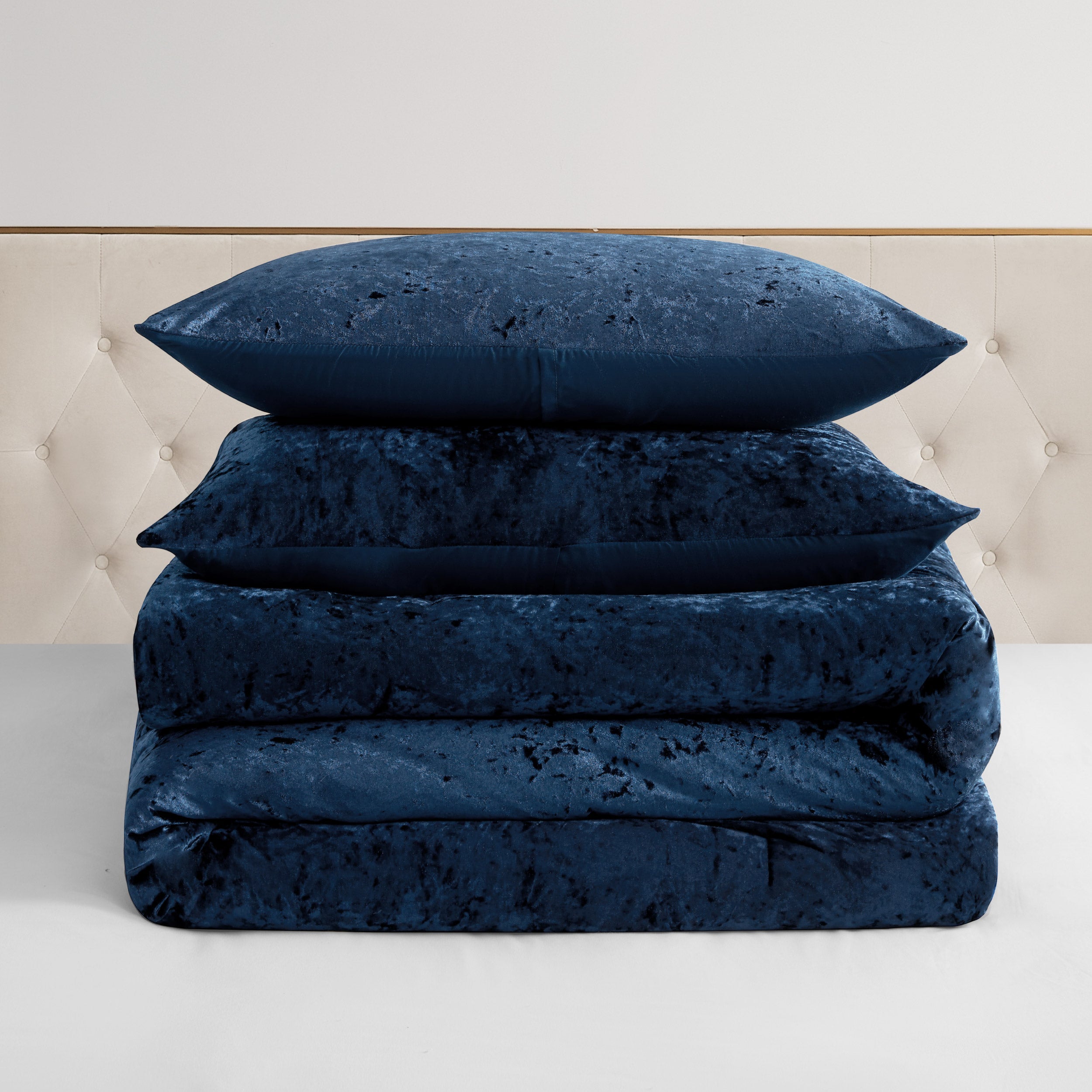 Crushed Velvet Comforter Set - Image 5