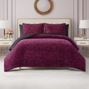 Cheetah Feathered Comforter Set