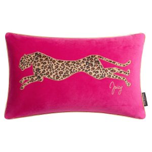 Velvet Cheetah Pillow