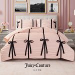 Amelie Bows Ruched Comforter Set