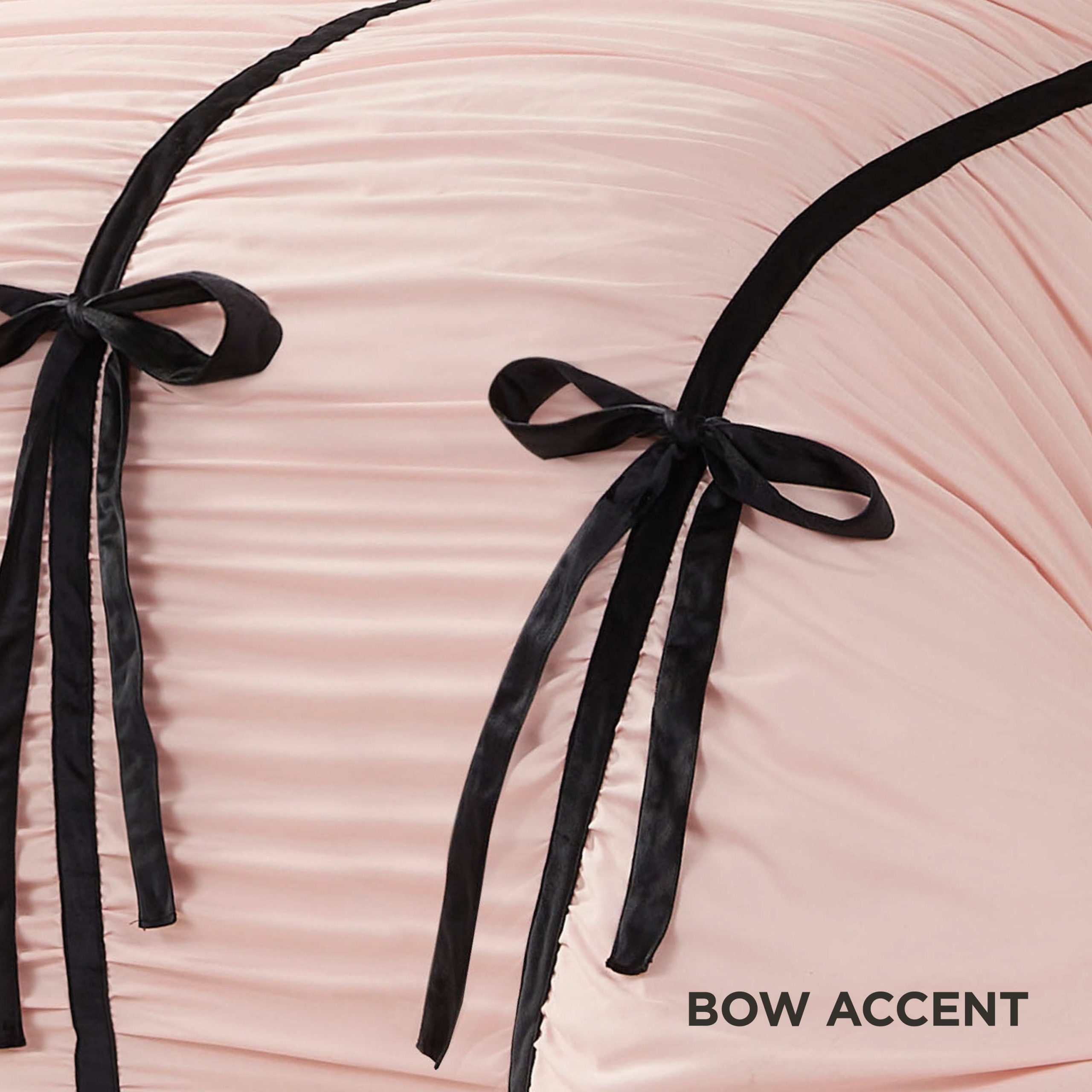 Amelie Bows Ruched Comforter Set - Image 6