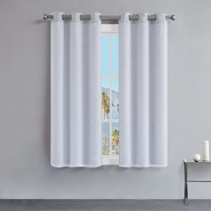 Melody Embellished Double Layer Curtains