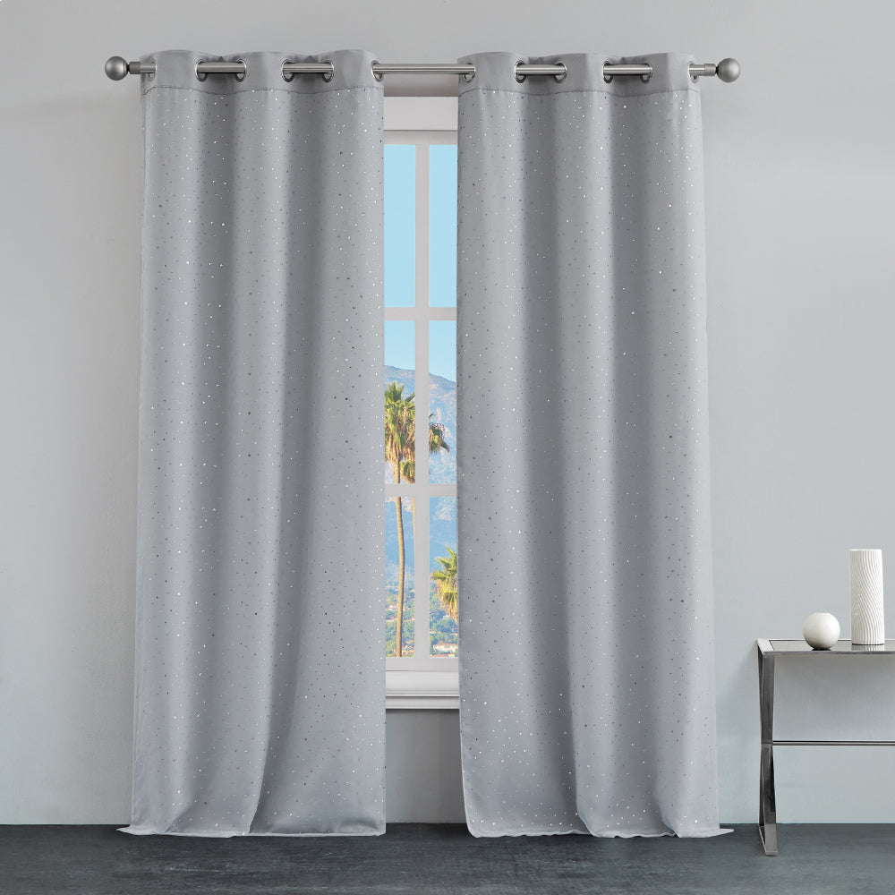 Melody Embellished Double Layer Curtains - Image 3